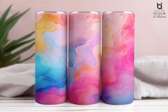 Liquid watercolor texture Sublimation Tumbler Design Product Image 8