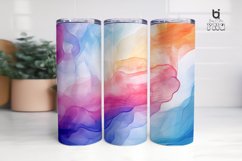 Liquid watercolor texture Sublimation Tumbler Design Product Image 9