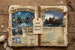 250th Anniversary American Vintage Junk Journal Pages Product Image 5