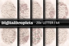 LETTER / A4 Pages | Single and Double | Watercolor Stills Product Image 1