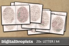 LETTER / A4 Pages | Single and Double | Watercolor Stills Product Image 5