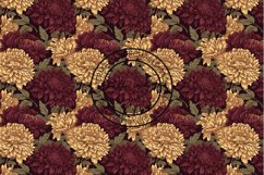 12 Chrysanthemum Seamless Patterns / Backgrounds 12x12 Inch Product Image 2