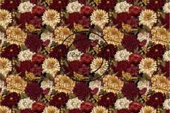 12 Chrysanthemum Seamless Patterns / Backgrounds 12x12 Inch Product Image 11