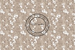 12 Cotton Stem Seamless Patterns / Backgrounds 12x12 Inches Product Image 11
