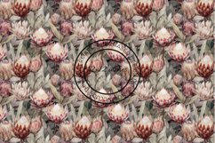 12 Exotic Protea Flowers Seamless Patterns / Backgrounds 12" Product Image 12