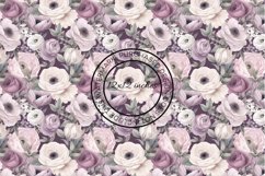12 Anemones and Roses Floral Seamless Patterns / Backgrounds Product Image 12