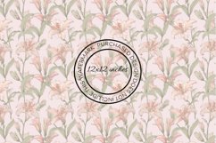 12 Delicate Lilies Seamless Patterns / Backgrounds 12x12" Product Image 12