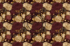 12 Chrysanthemum Seamless Patterns / Backgrounds 12x12 Inch Product Image 13