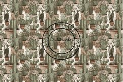 12 Cactus Seamless Patterns / Backgrounds 12x12 Inches Product Image 13
