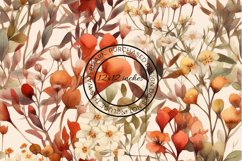 12 Large Wildflowers Seamless Patterns / Backgrounds 12x12" Product Image 3