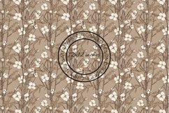 12 Cotton Stem Seamless Patterns / Backgrounds 12x12 Inches Product Image 4