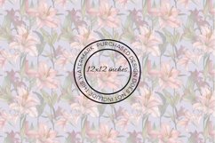 12 Delicate Lilies Seamless Patterns / Backgrounds 12x12" Product Image 3