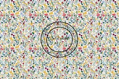 12 Whimsical Flower Seamless Patterns / Backgrounds 12x12&quot; Product Image 5