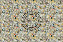 12 Whimsical Flower Seamless Patterns / Backgrounds 12x12&quot; Product Image 6
