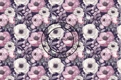 12 Anemones and Roses Floral Seamless Patterns / Backgrounds Product Image 6
