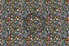 12 Whimsical Flower Seamless Patterns / Backgrounds 12x12&quot; Product Image 7