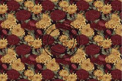 12 Chrysanthemum Seamless Patterns / Backgrounds 12x12 Inch Product Image 8