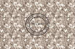 12 Cotton Stem Seamless Patterns / Backgrounds 12x12 Inches Product Image 8