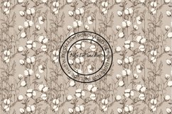 12 Cotton Stem Seamless Patterns / Backgrounds 12x12 Inches Product Image 9
