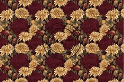 12 Chrysanthemum Seamless Patterns / Backgrounds 12x12 Inch Product Image 9