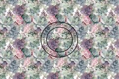 12 Succulent Seamless Patterns / Backgrounds 12x12 Inches Product Image 9