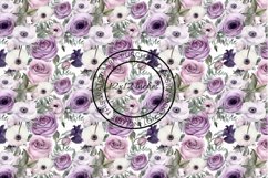 12 Anemones and Roses Floral Seamless Patterns / Backgrounds Product Image 9