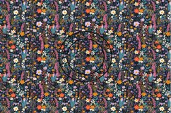 12 Whimsical Flower Seamless Patterns / Backgrounds 12x12&quot; Product Image 9
