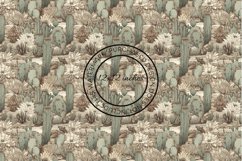 12 Cactus Seamless Patterns / Backgrounds 12x12 Inches Product Image 9