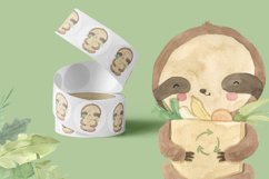 Animals watercolor clipart. Zero waste and eco Product Image 9