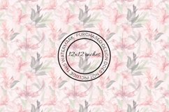 12 Delicate Lilies Seamless Patterns / Backgrounds 12x12" Product Image 9