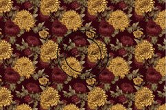 12 Chrysanthemum Seamless Patterns / Backgrounds 12x12 Inch Product Image 10