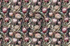 12 Exotic Protea Flowers Seamless Patterns / Backgrounds 12" Product Image 10