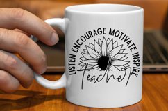 Listen encourage motivate inspire teacher SVG, Self-Love SVG Product Image 2