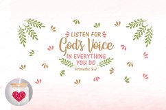 God&#039;s voice Libbey glass can 16oz wrap Template Bible verse Product Image 2