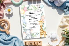 printable baby shower invitations Product Image 1