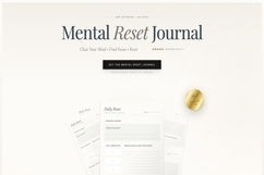 30-Day Mental Reset Journal KDP Interior Product Image 2
