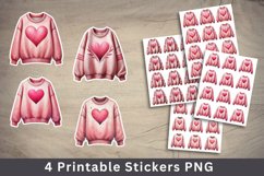 valentine png stickers - love heart sweater Product Image 1