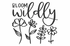 Wildflower SVG, Floral SVG, Flower SVG. Spring SVG | Bloom Product Image 1