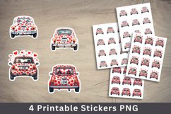 valentine png stickers - love car Product Image 1