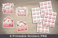 valentine png stickers - love letter Product Image 1
