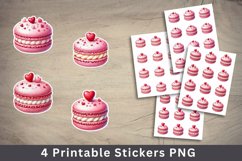 valentine png stickers - macarons Product Image 1