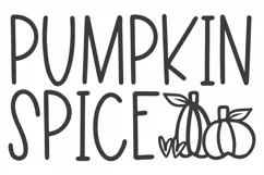 Pumpkin SVG | Pumpkin Spice SVG | Fall SVG | Autumn Sign SVG Product Image 1