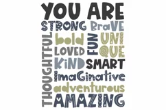 Brave SVG | Strong SVG | Bold SVG | Little Boy SVG Product Image 1
