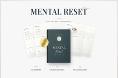 30-Day Mental Reset Journal KDP Interior Product Image 1