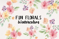 Fun Floral Bouquets Watercolor Pretty Wedding Flowers Spring Product Image 1