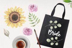 Sunflower Florals Watercolor Flowers Hand Painted Product Image 2