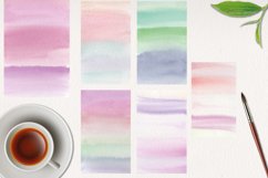 16 Washes Watercolor Elements Painted Blends Rectangles Product Image 3