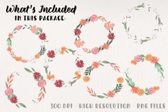 Flowers Wreaths Acrylic Paint Fun Orange Bright Spring Product Image 3