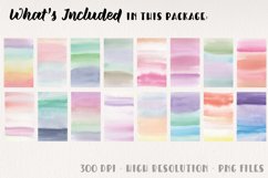 16 Washes Watercolor Elements Painted Blends Rectangles Product Image 4