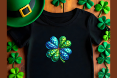 18 St Patrick's Day Black T-Shirt Mockups Flat Lay &amp; Folded Product Image 3